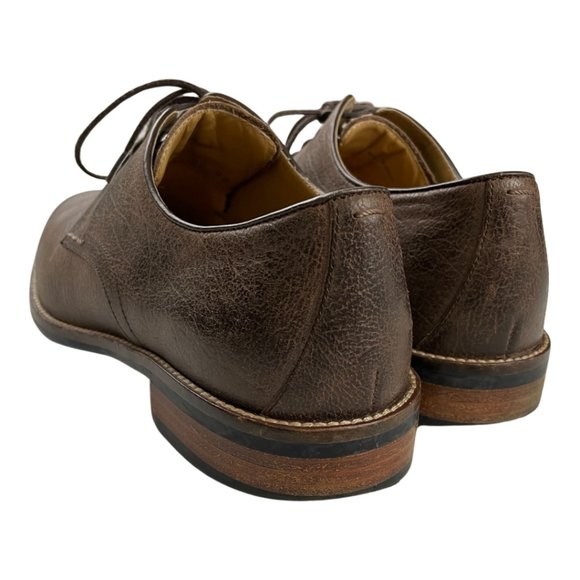 Cole Haan Shoes Mens Size 7.5 Brown Leather Dress Loafers Oxfords - Picture 4 of 5